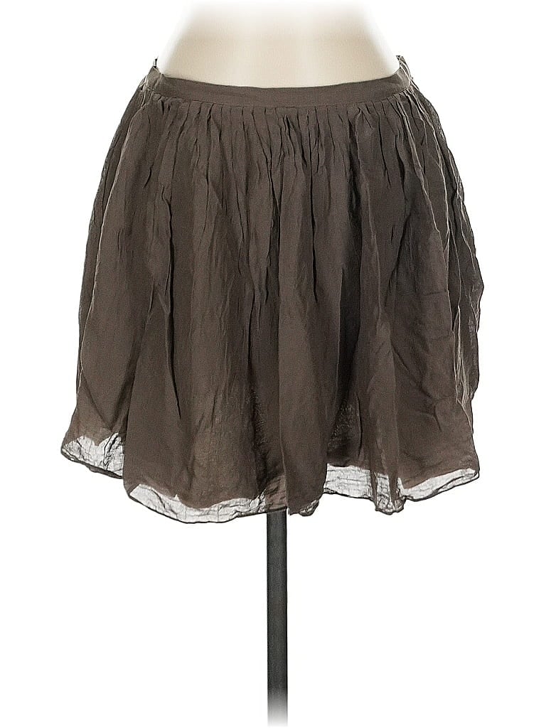Pre-owned J.crew Factory Store Casual Skirt In Brown