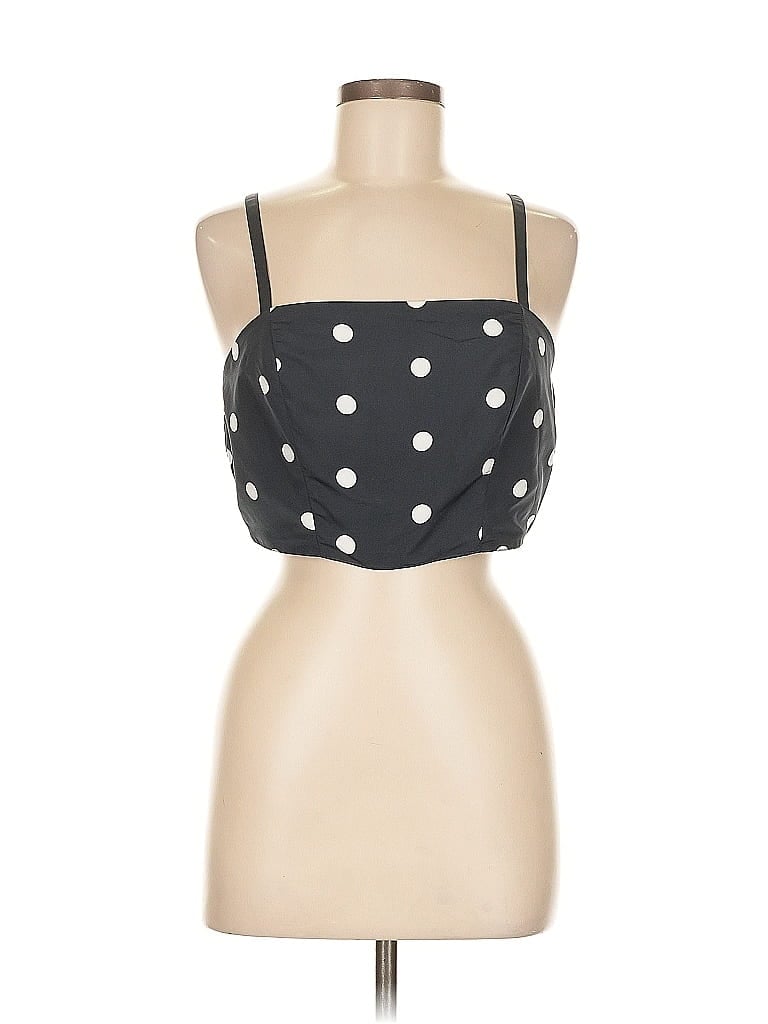 Pre-owned Assorted Brands Sleeveless Blouse In Black