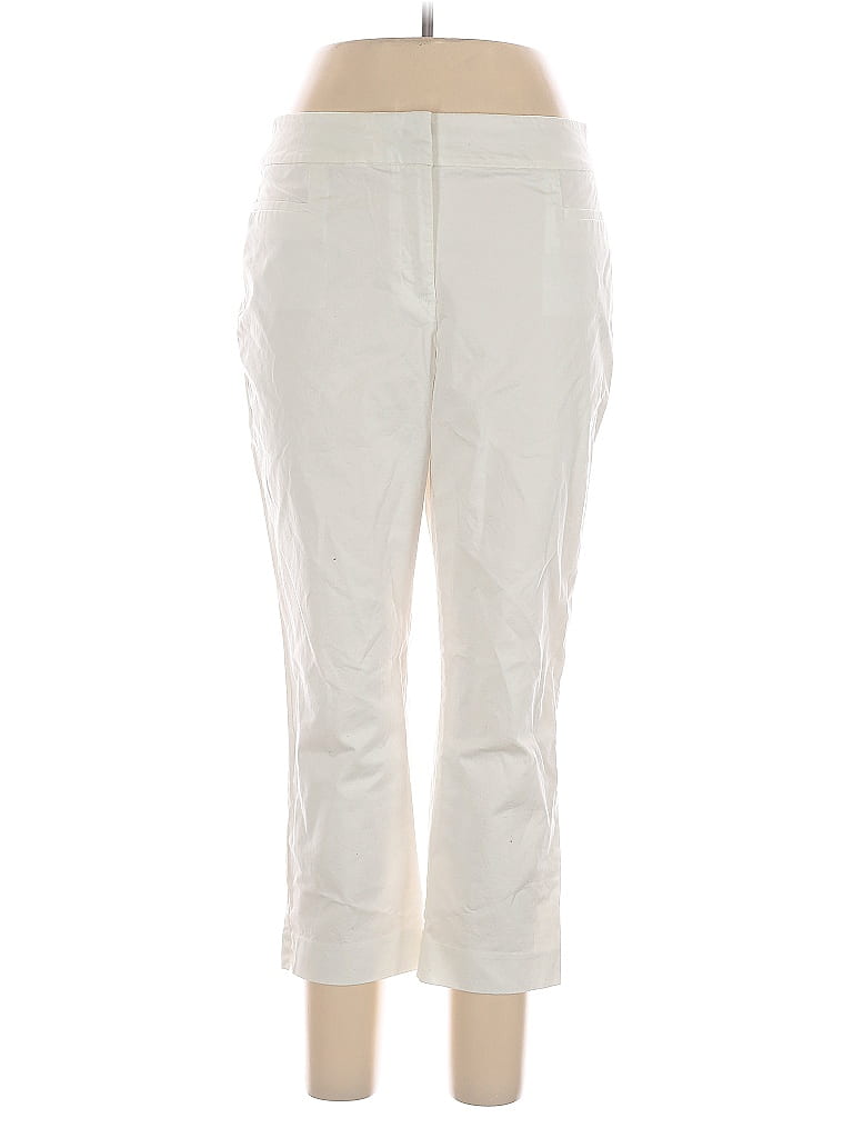 Pre-owned Ann Taylor Factory Casual Pants In White