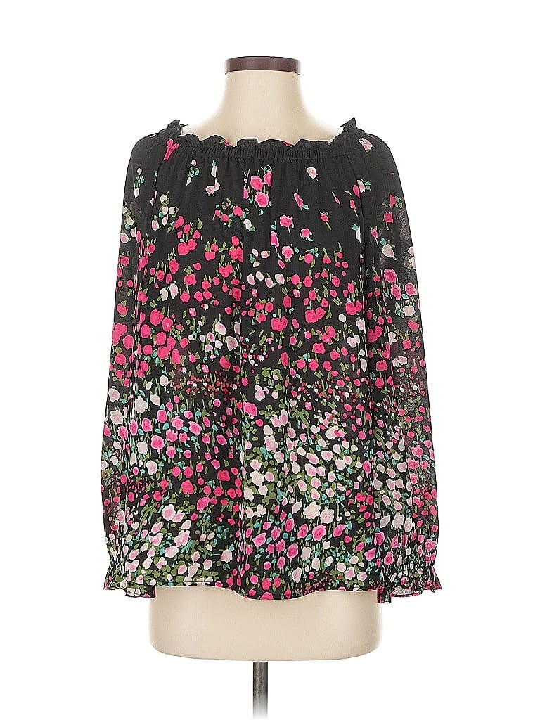 Click to view more detailed imagery on our partner's website Pre-owned Rsvp By Talbots Long Sleeve Blouse In Black