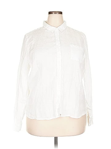Garnet Hill Long Sleeve Button-Down Shirt (view 1)