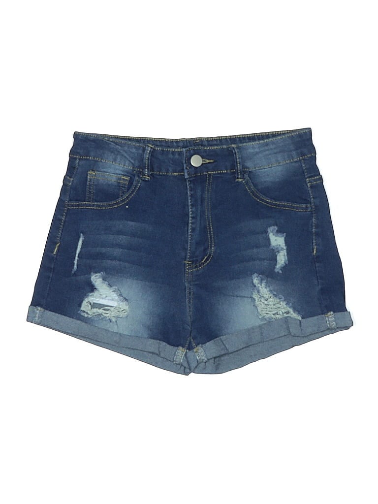 Pre-owned Unbranded Denim Shorts In Blue