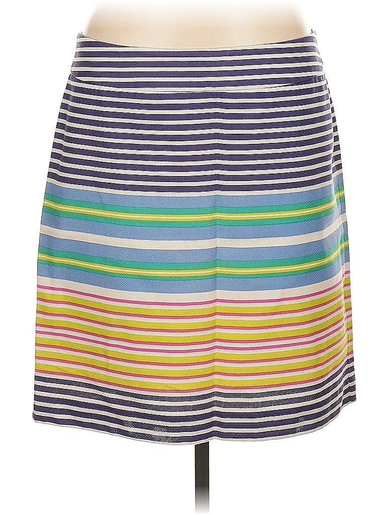 Pre-owned Ann Taylor Loft Outlet Casual Skirt In Blue