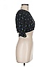 WeWoreWhat 100% Viscose Black Short Sleeve Top Size M - photo 4