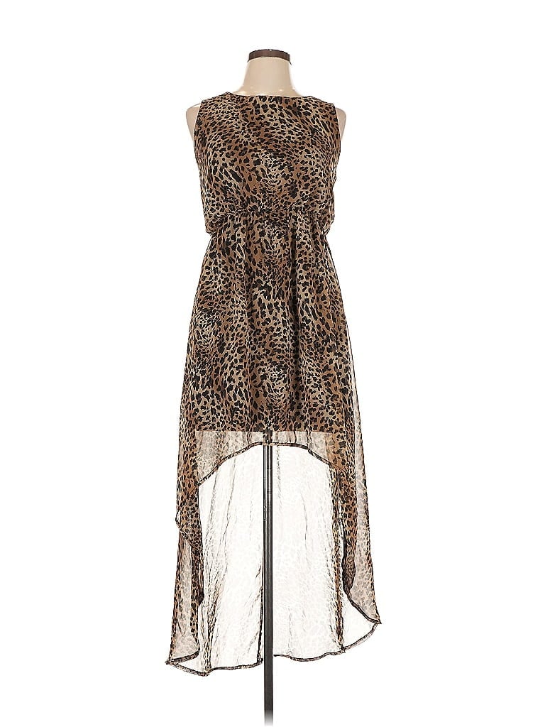 Pre-owned Everly Cocktail Dress In Brown