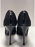 Dolce & Gabbana Black Mesh and Patent Leather Peep Toe Heels Size EU 39 - photo 5