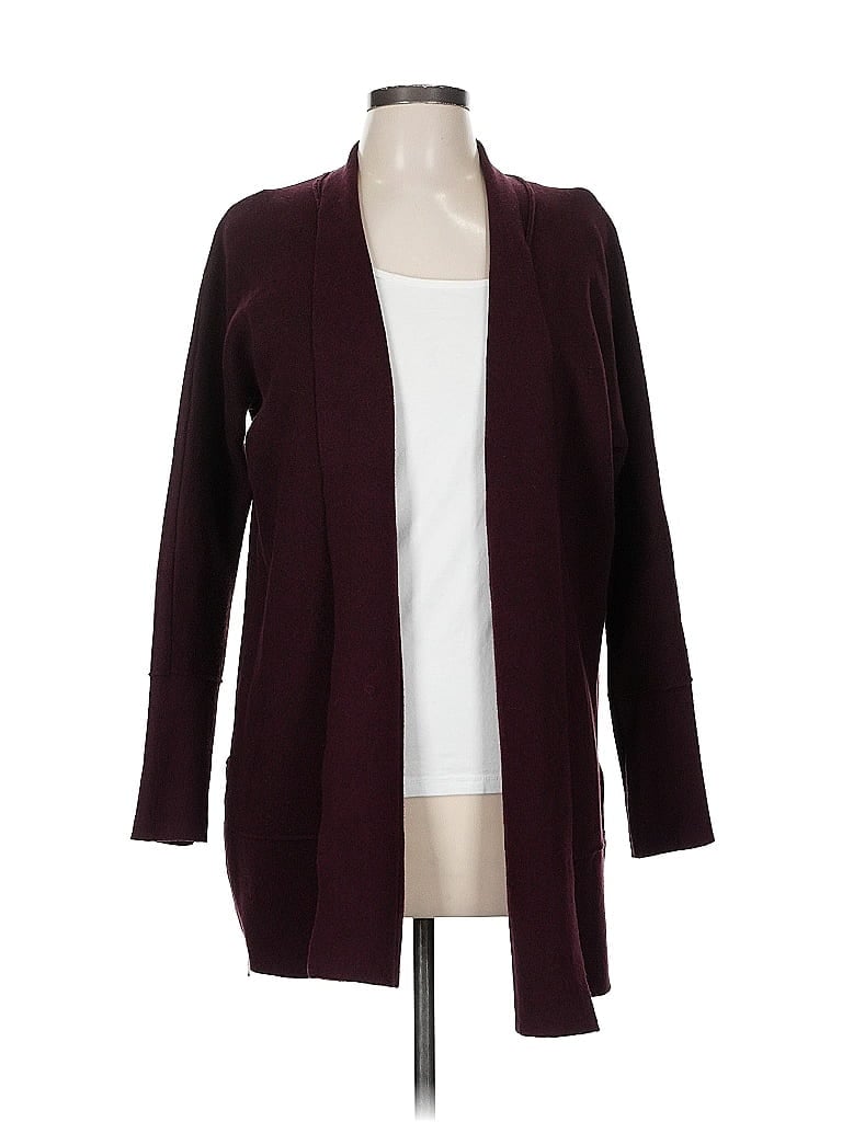 Pre-owned Rachel Zoe Tjx Cardigan Sweater In Burgundy