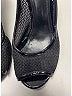 Dolce & Gabbana Black Mesh and Patent Leather Peep Toe Heels Size EU 39 - photo 8