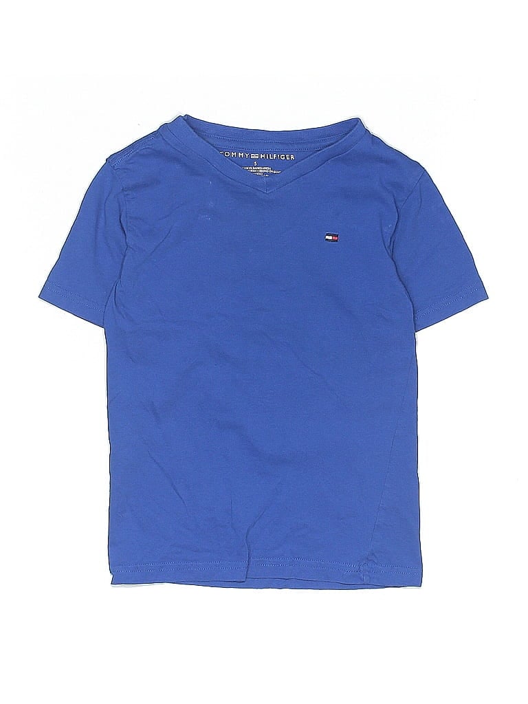 Click to view more detailed imagery on our partner's website Pre-owned Tommy Hilfiger Kids' Short Sleeve T-shirt In Blue