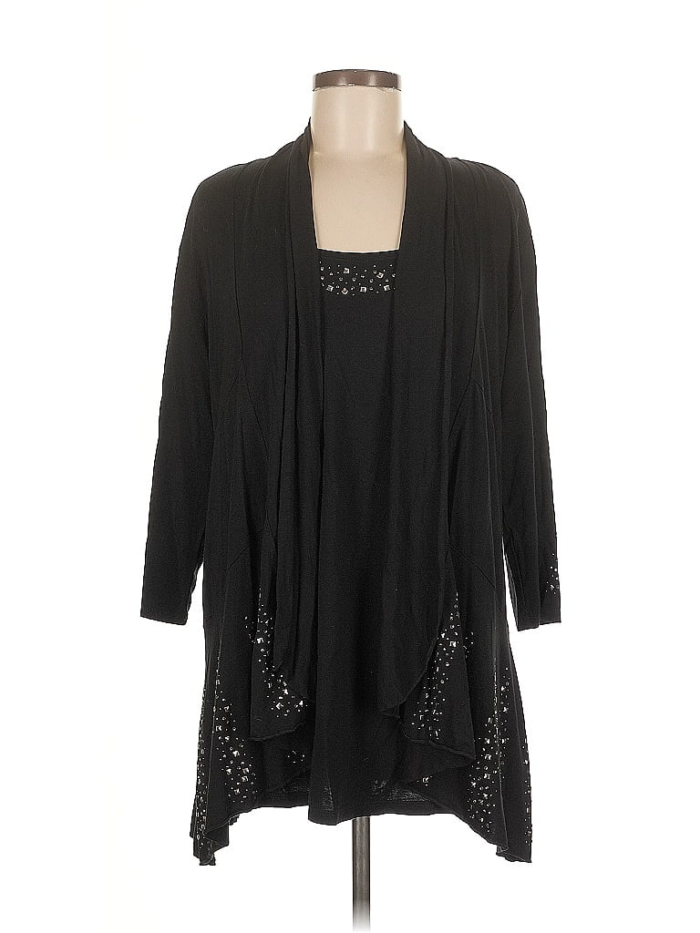 Pre-owned Jm Collection Kimono In Black