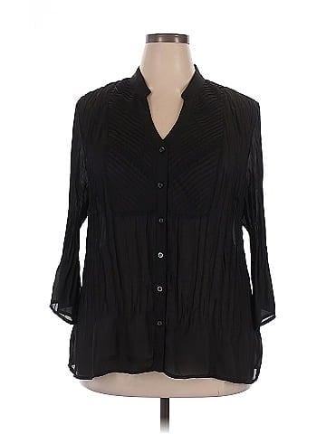 NY Collection 3/4 Sleeve Blouse (view 1)