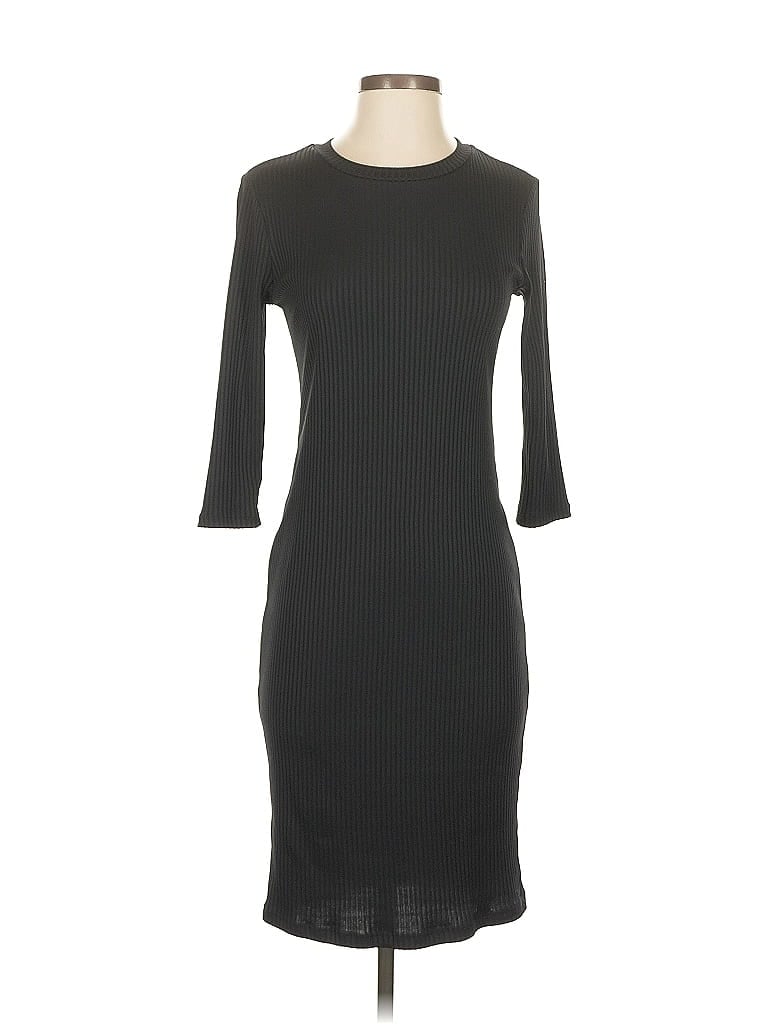 Pre-owned Lush Casual Dress In Black