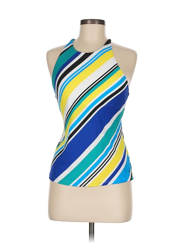 Pre-owned Nautica Sleeveless Blouse In Blue