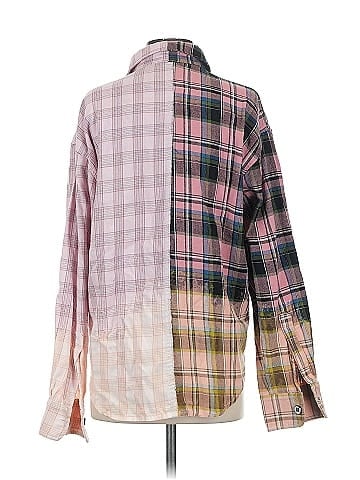 La Detresse Long Sleeve Button-Down Shirt (view 2)