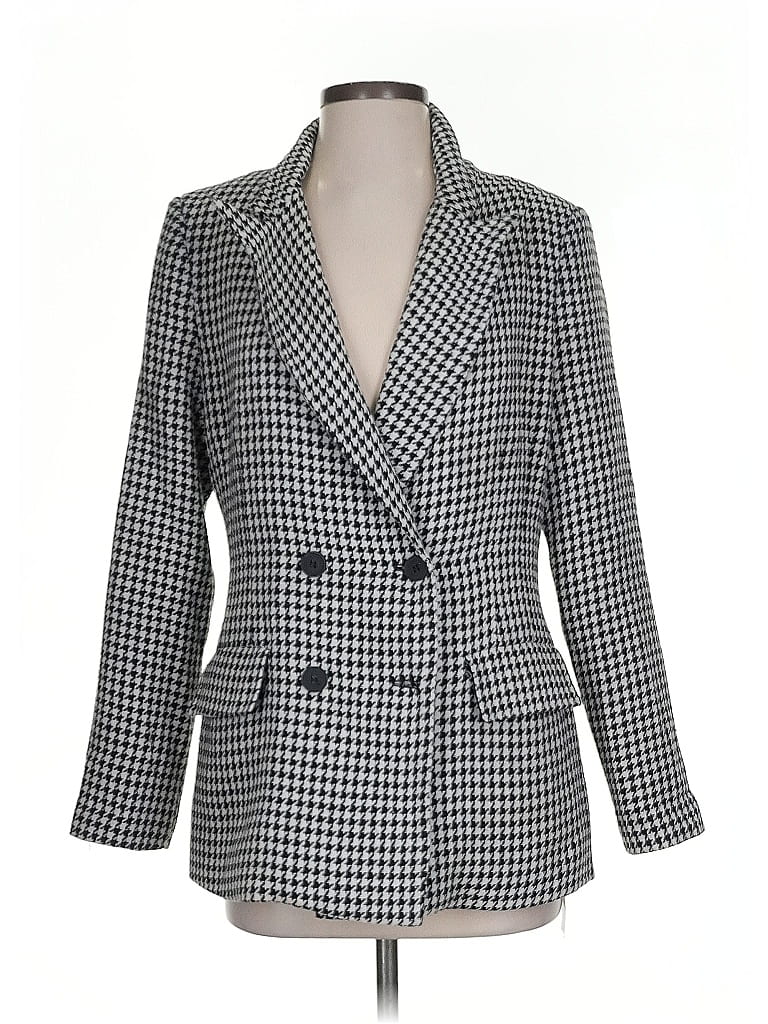 Pre-owned Amanda Uprichard Blazer Jacket In Gray