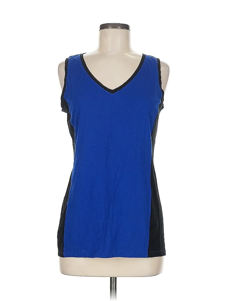 Click to view more detailed imagery on our partner's website Pre-owned Banana Republic Sleeveless T-shirt In Blue