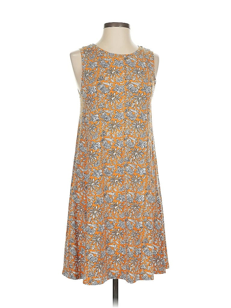 Pre-owned Ann Taylor Loft Outlet Casual Dress In Orange