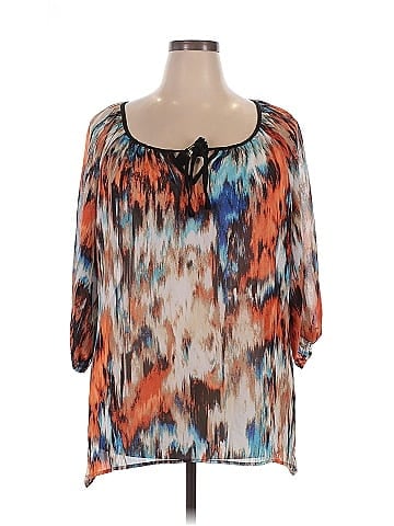 New Directions 3/4 Sleeve Blouse (view 1)