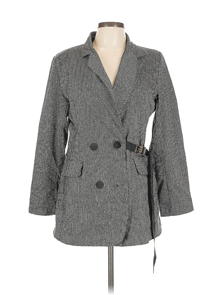 Pre-owned Boohoo Coat In Gray