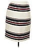 Express Stripes Ivory Casual Skirt Size 2 - photo 1