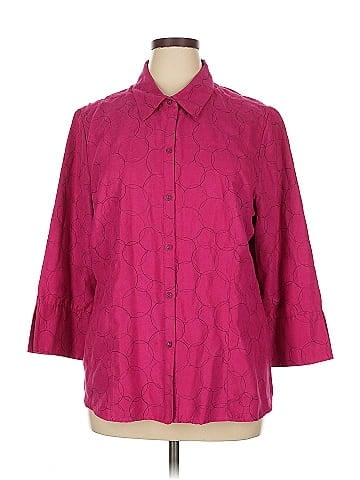 Sag Harbor 3/4 Sleeve Blouse (view 1)