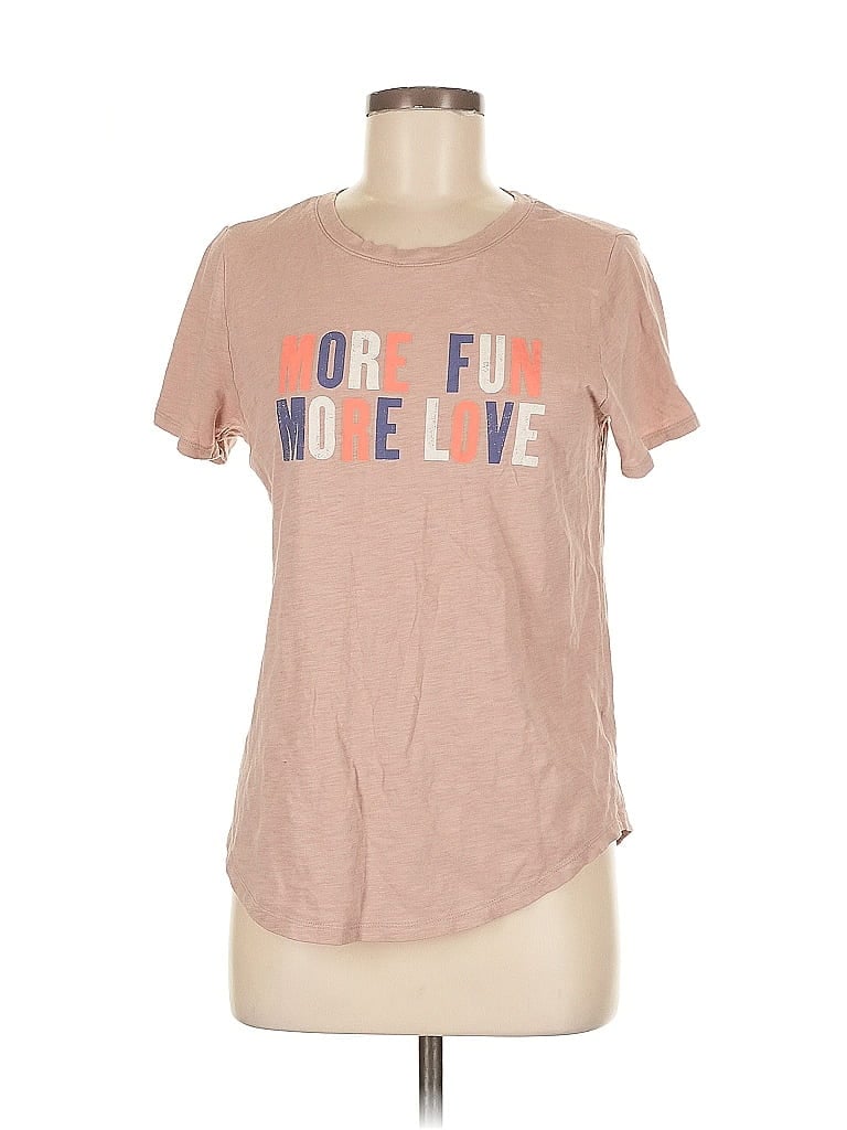 Pre-owned Old Navy Short Sleeve T-shirt In Brown