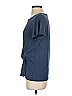 Mystree Blue Short Sleeve Top Size S - photo 4