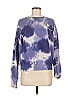 Spiritual Gangster 100% Cotton Tie-dye Purple Pullover Sweater Size M