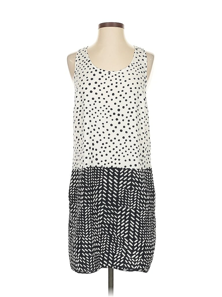 Pre-owned Ann Taylor Loft Casual Dress In White