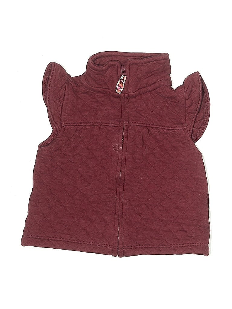 Click to view more detailed imagery on our partner's website Pre-owned Carter's Babies' Vest In Burgundy