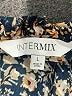Intermix Floral Gold 3/4 Sleeve Blouse Size L - photo 6