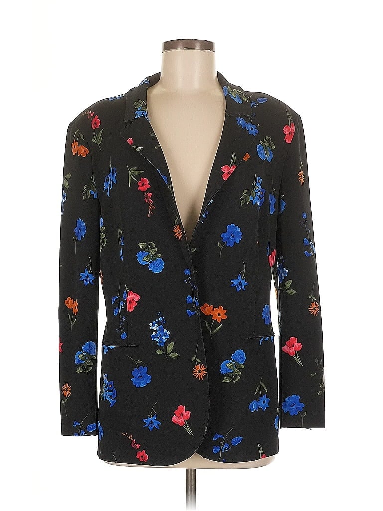 Pre-owned T Tahari Blazer Jacket In Black