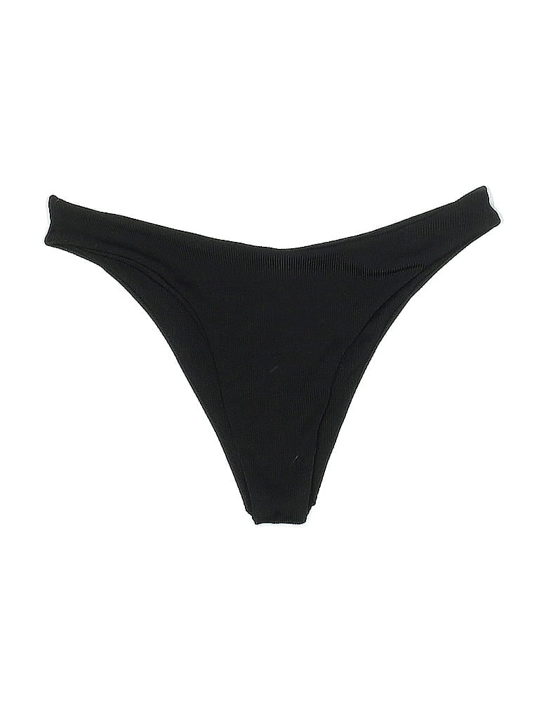 Pre-owned Zaful Swimsuit Bottoms In Black