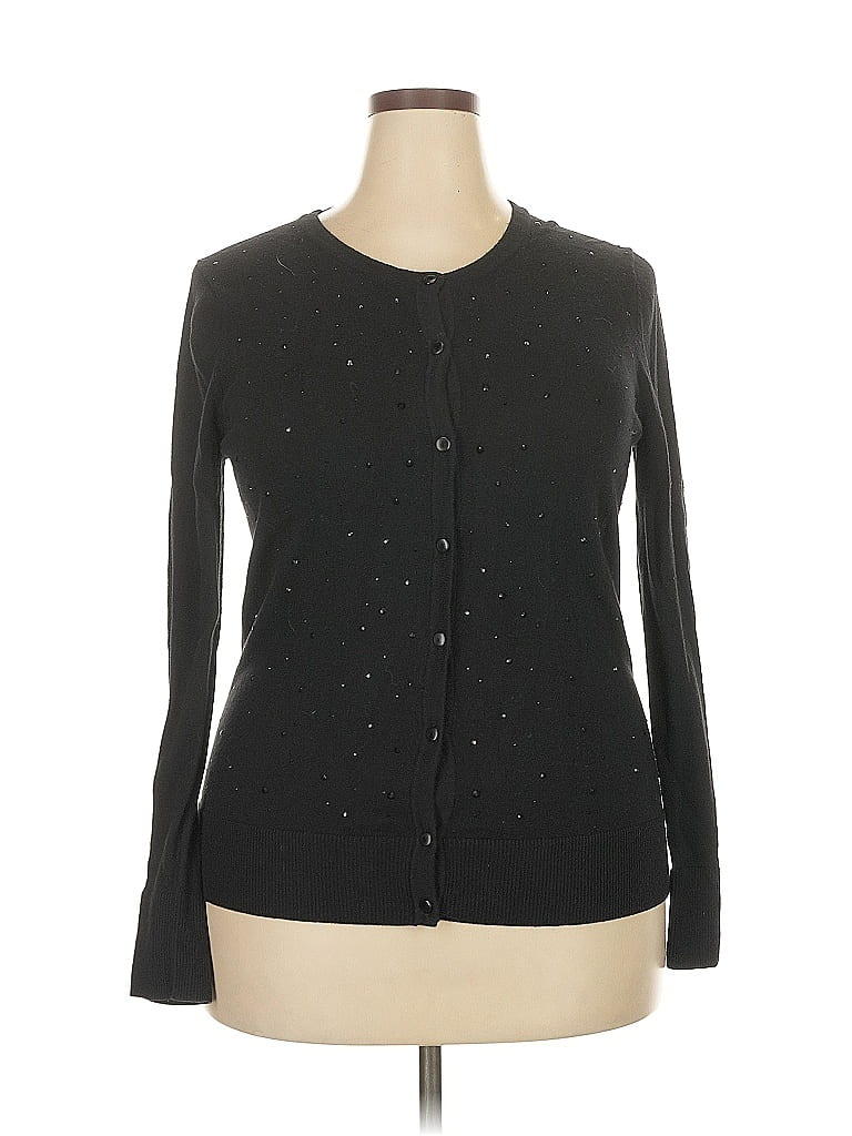 Pre-owned A New Day Long Sleeve Top Black Sweetheart Neckline Tops