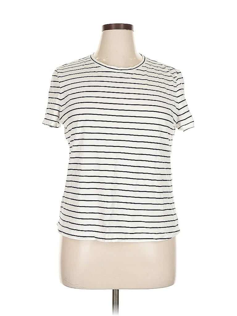 Pre-owned Assorted Brands Short Sleeve T-shirt In White