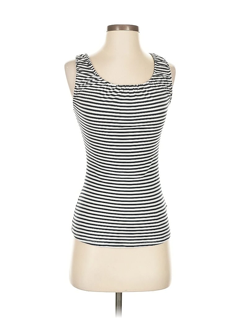 Pre-owned Pilcro And The Letterpress Sleeveless Top Gray Scoop Neck Tops