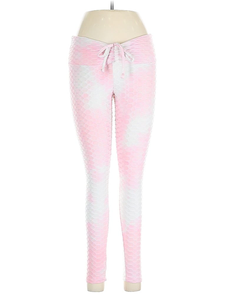 Pre-owned Hot Kiss Yoga Pants In Pink