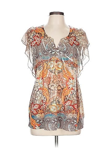 One World Short Sleeve Blouse (view 1)
