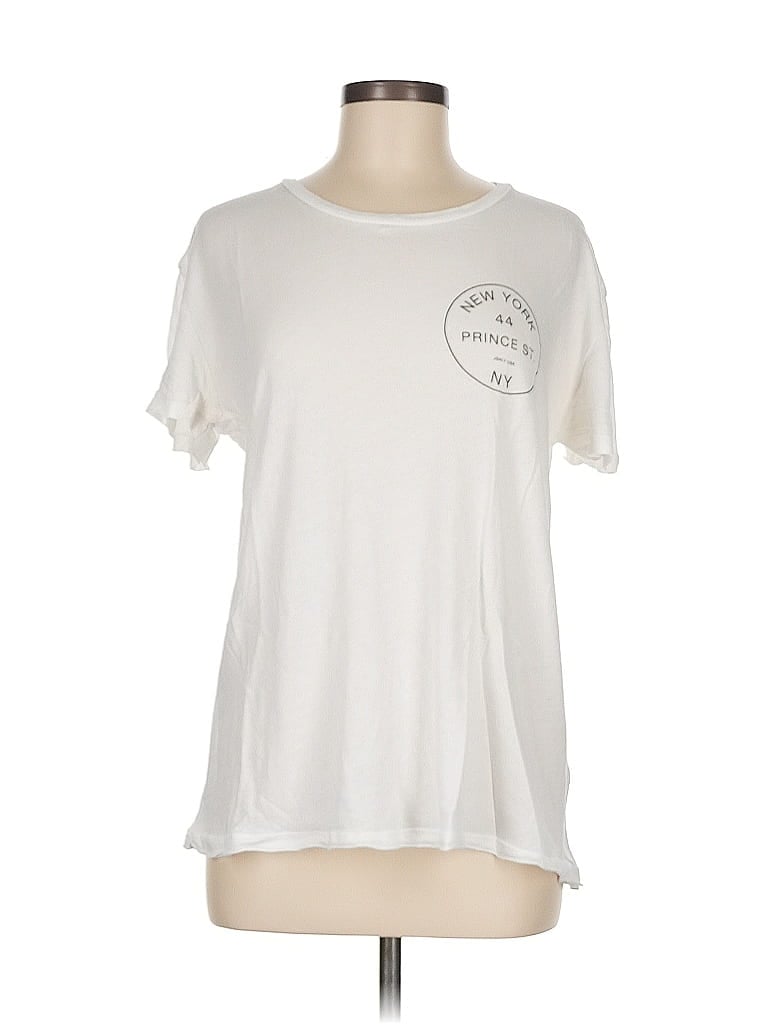 Pre-owned John Galt Short Sleeve T-shirt In White