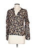 Intermix Floral Gold 3/4 Sleeve Blouse Size L - photo 1