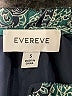 Evereve 100% Polyester Paisley Teal Long Sleeve Blouse Size S - photo 6