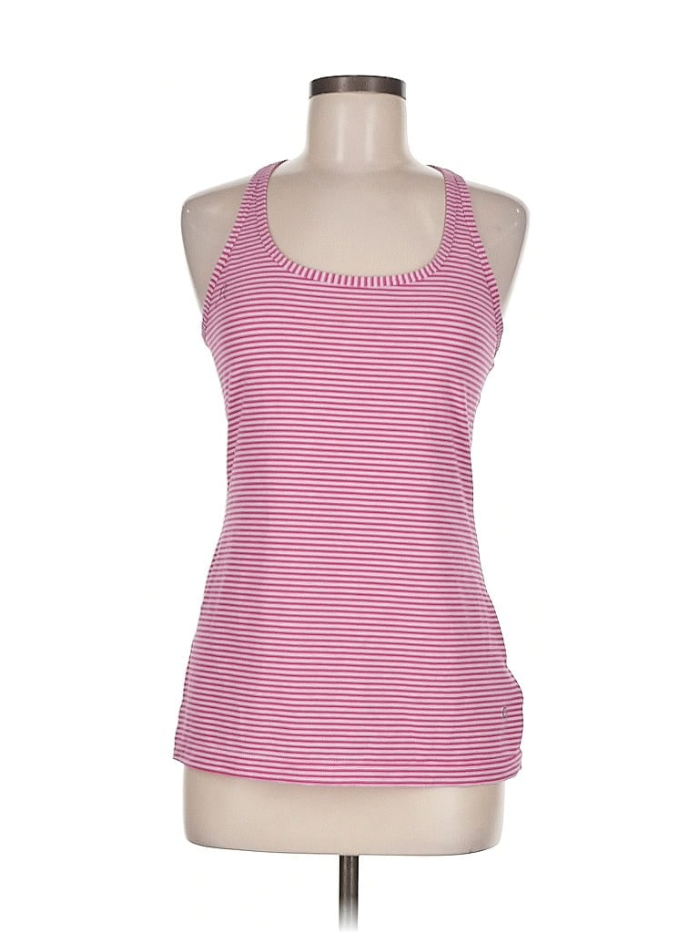 Pre-owned Gap Fit Tank Top Pink Halter Neckline Tops