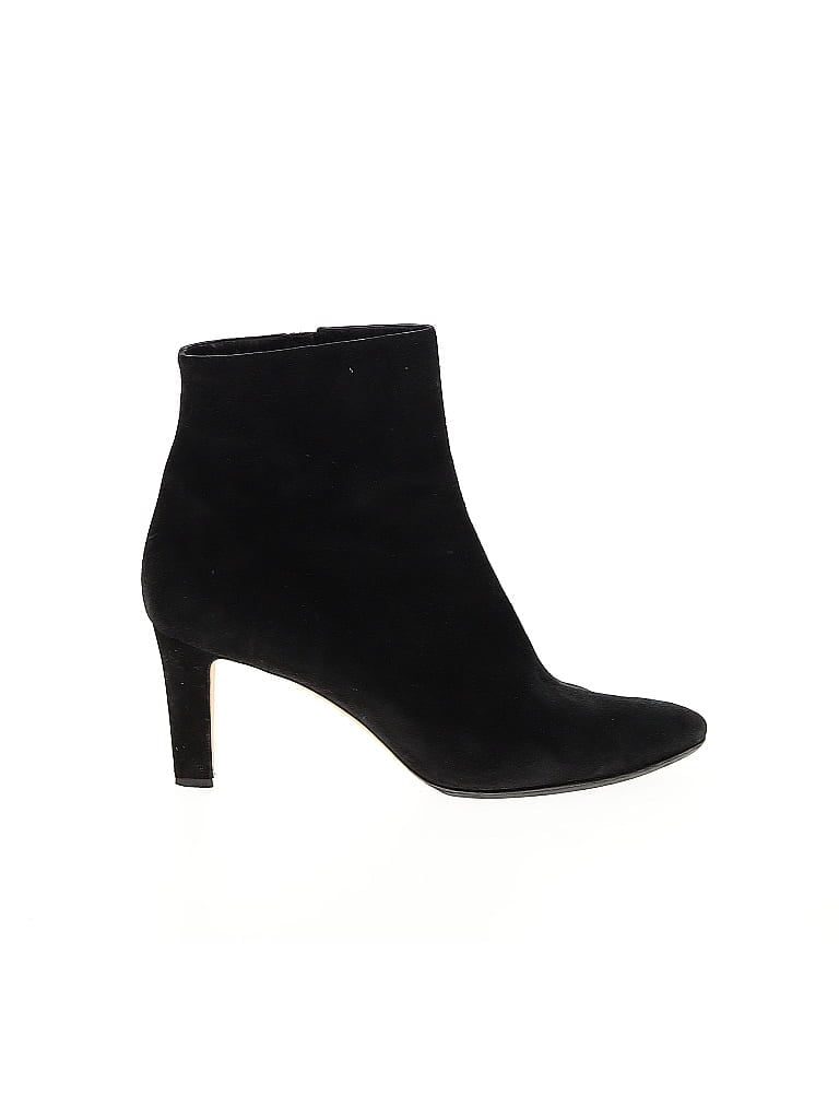 Pre-owned Ann Taylor Loft Ankle Boots In Black