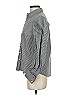 FRAME 100% Cotton Houndstooth Gray Black Long Sleeve Button-Down Shirt Size XS - photo 5