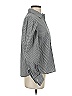 FRAME 100% Cotton Houndstooth Gray Black Long Sleeve Button-Down Shirt Size XS - photo 4