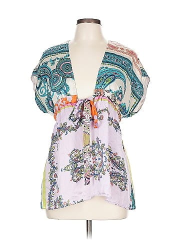 Alice & Trixie Short Sleeve Silk Top (view 1)