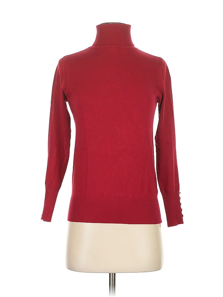 Pre-owned Unbranded Turtleneck Sweater In Red