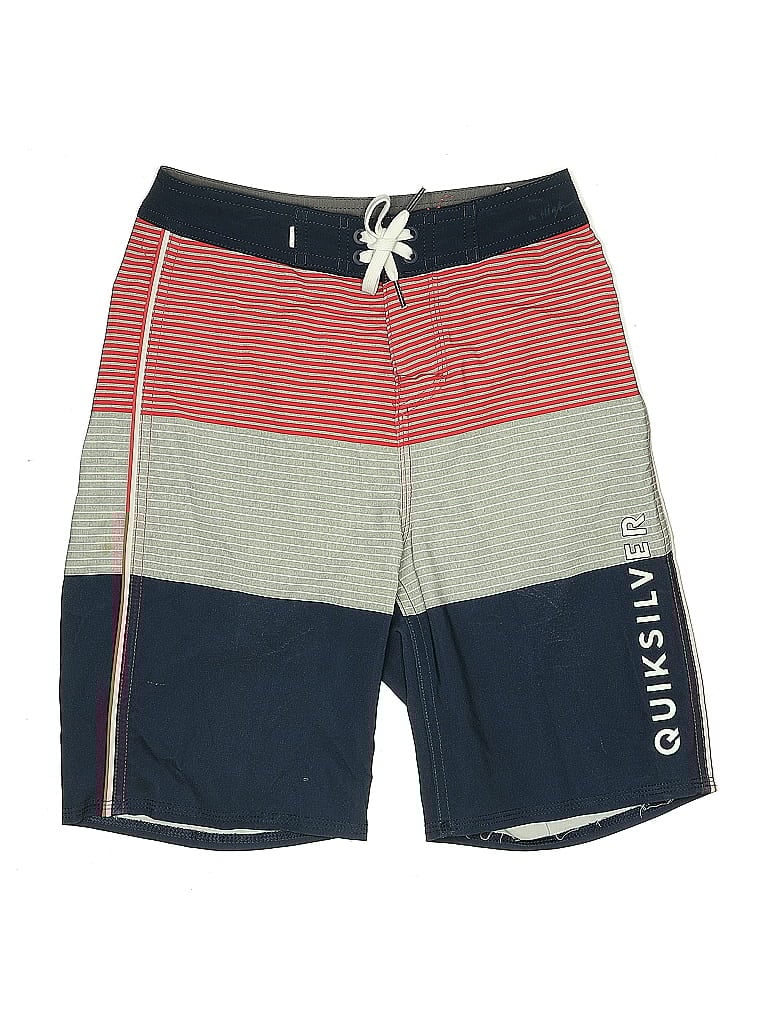 Pre-owned Quiksilver Kids' Board Shorts In Blue