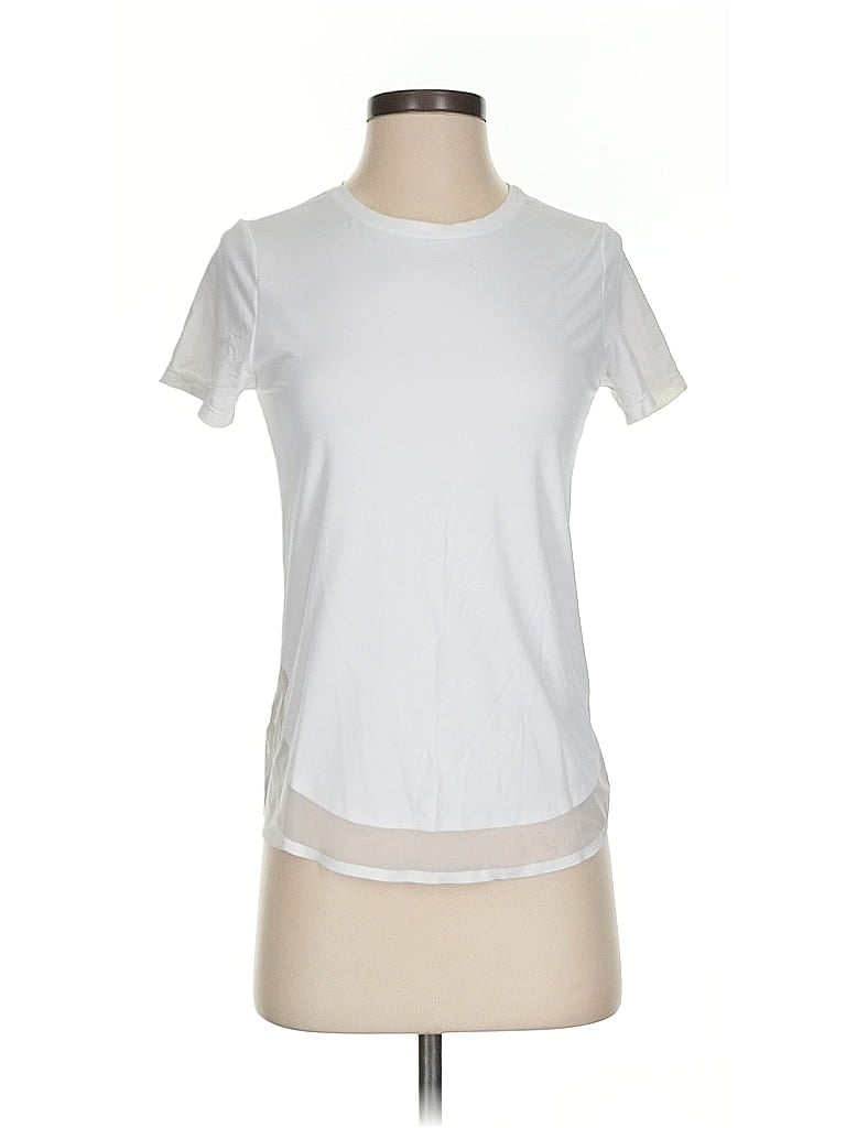Pre-owned Athleta Active T-shirt In Silver