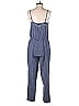 Laundry by Shelli Segal 100% Polyester Checkered-gingham Blue Jumpsuit Size 6 - photo 2